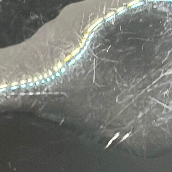 Ted Baker Bow Front Cosmetic Bag Black Patent Leather Rose Gold Hardware Travel - Picture 15 of 15